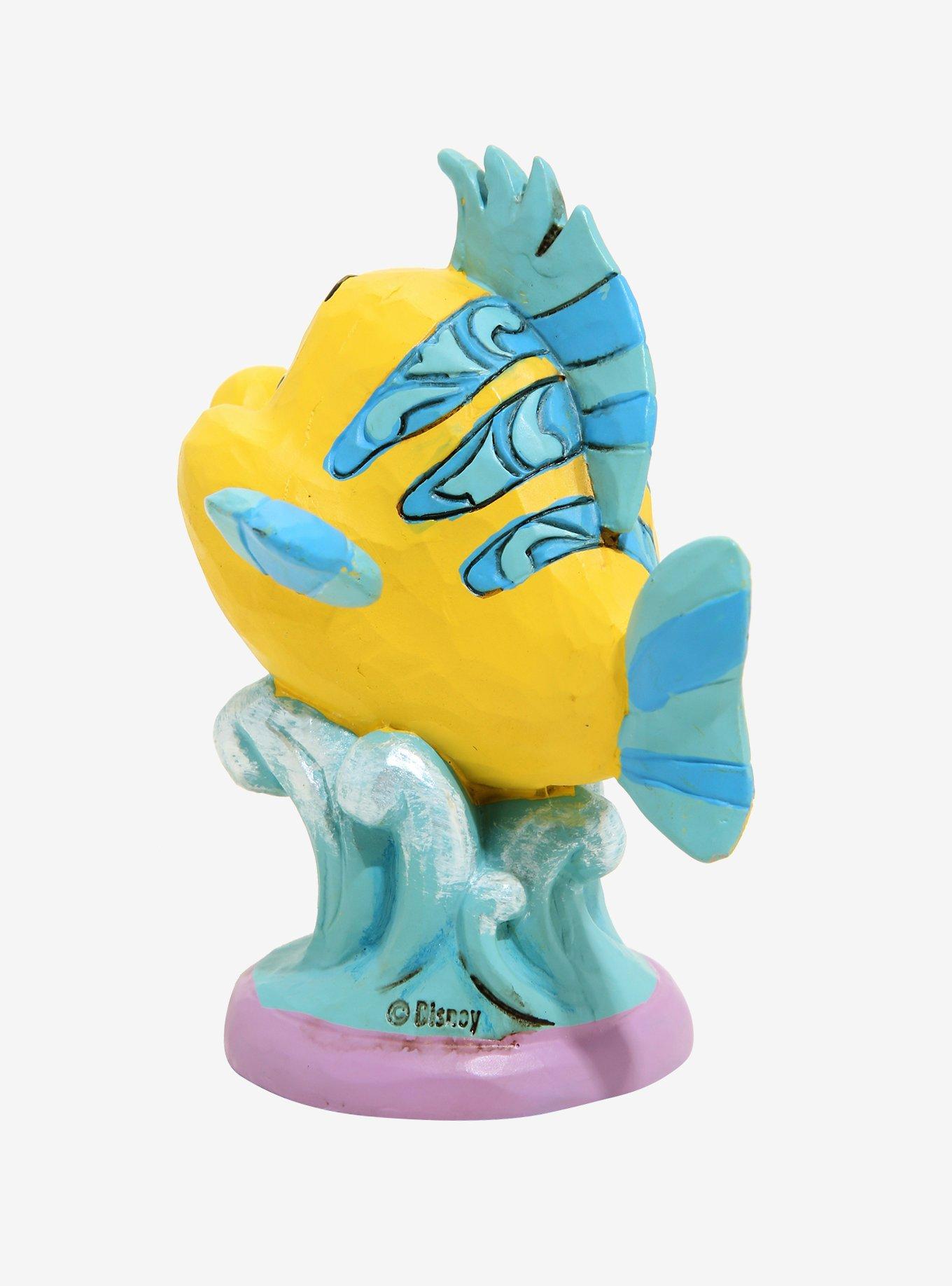 Disney The Little Mermaid Flounder on Wave Figurine, , alternate
