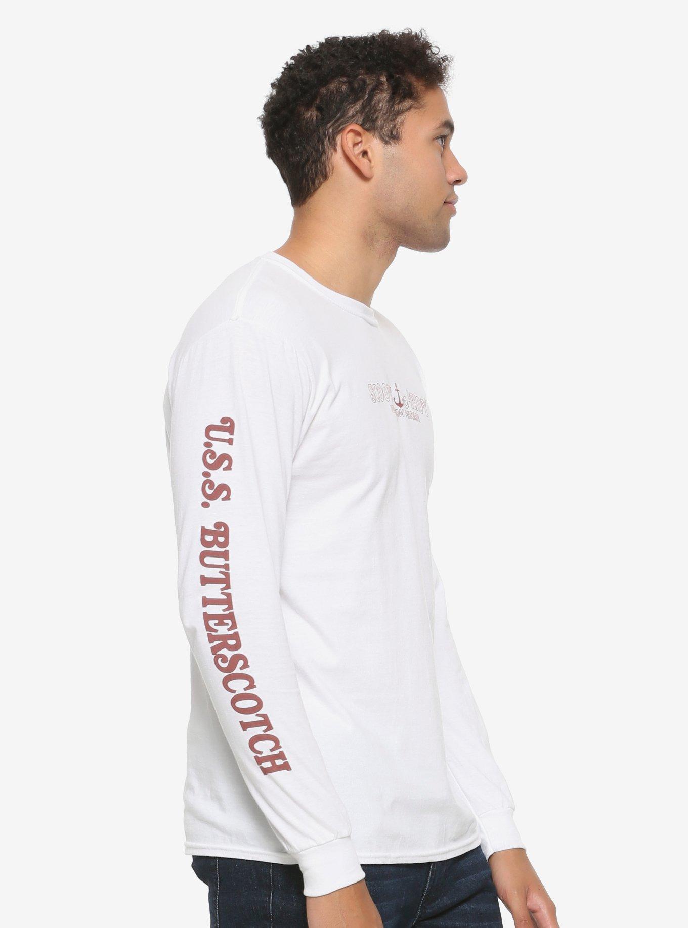 Stranger Things Scoops Ahoy U.S.S. Butterscotch Long Sleeve T-Shirt - BoxLunch Exclusive, , alternate