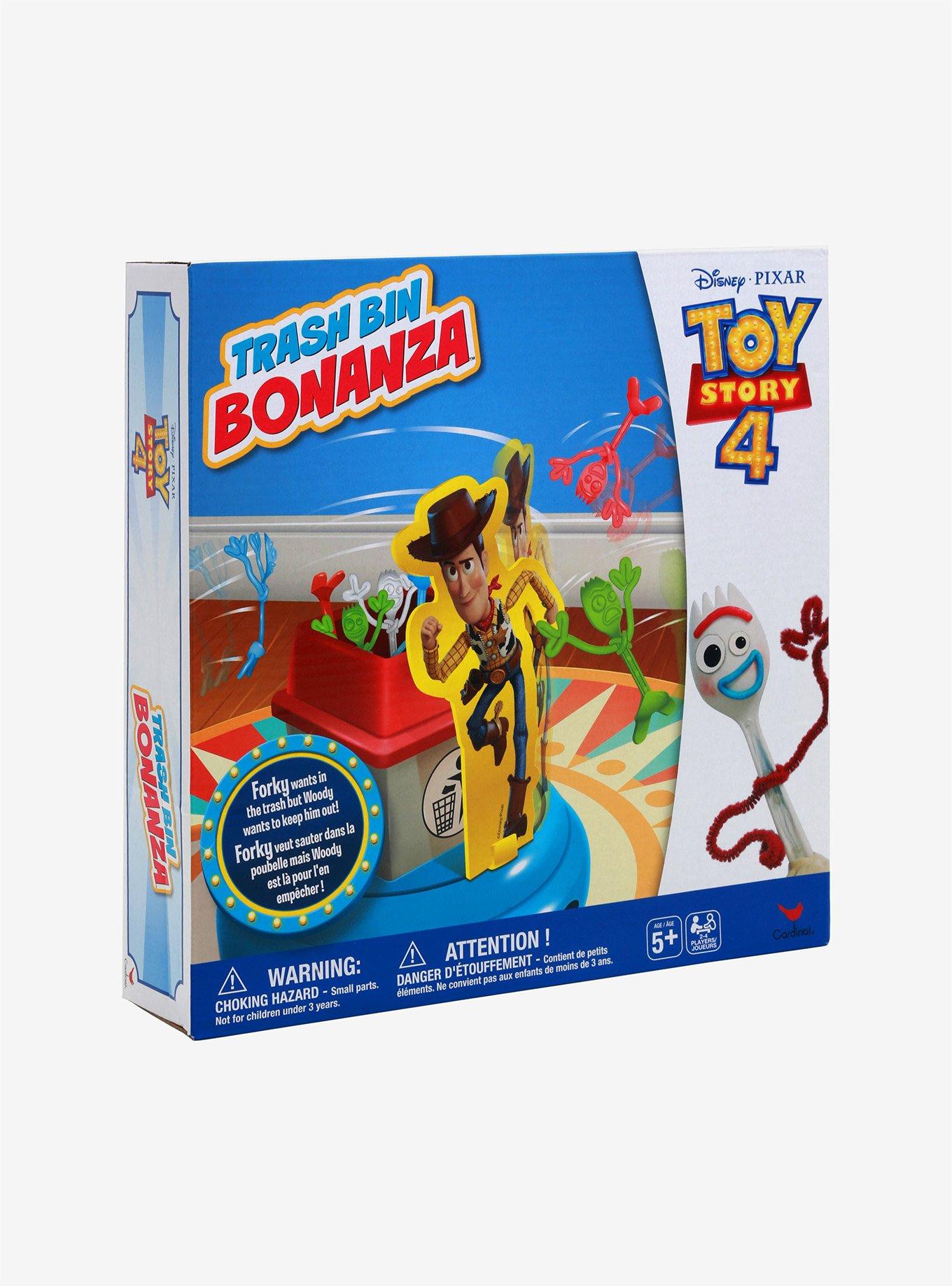 Disney Pixar Toy Story 4 Trash Bin Bonanza Game, , alternate
