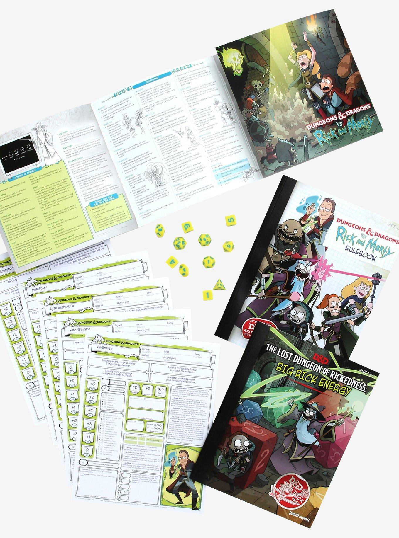 Dungeons & Dragons Vs. Rick and Morty Tabletop Roleplaying Game Adventure, , alternate