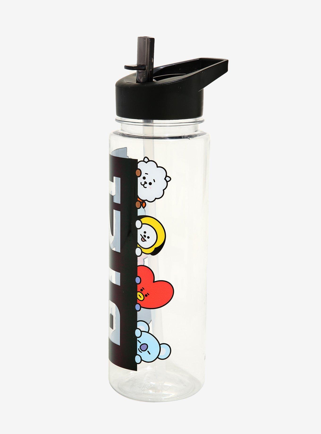 BT21 Group Water Bottle, Hot Topic