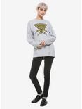 I Don't Know How But They Found Me Illuminati Girls Long-Sleeve T-Shirt, GREY, alternate