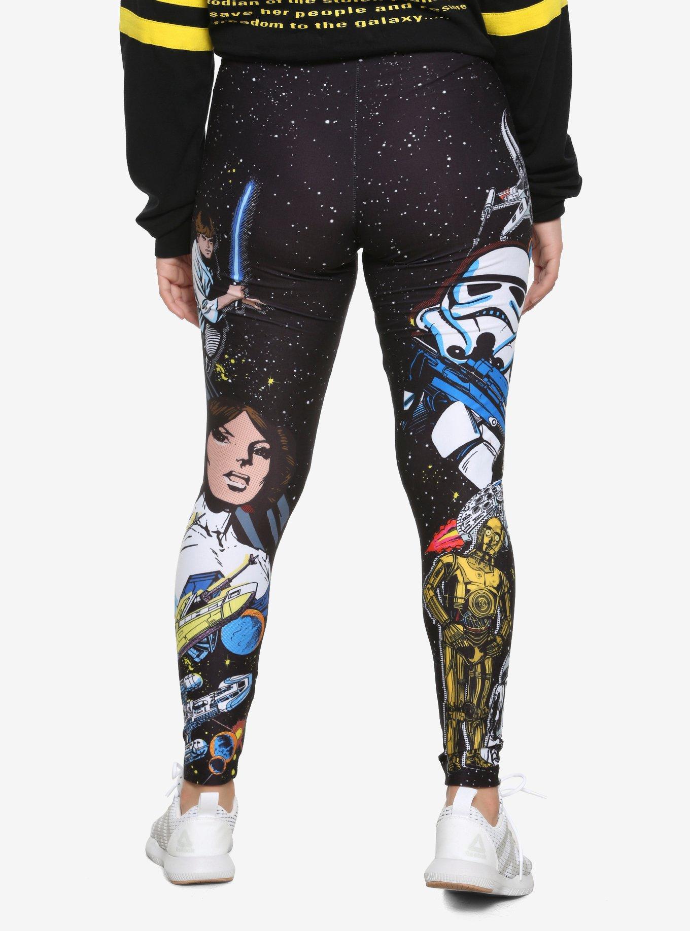Her Universe Star Wars Pop Art Leggings, , alternate