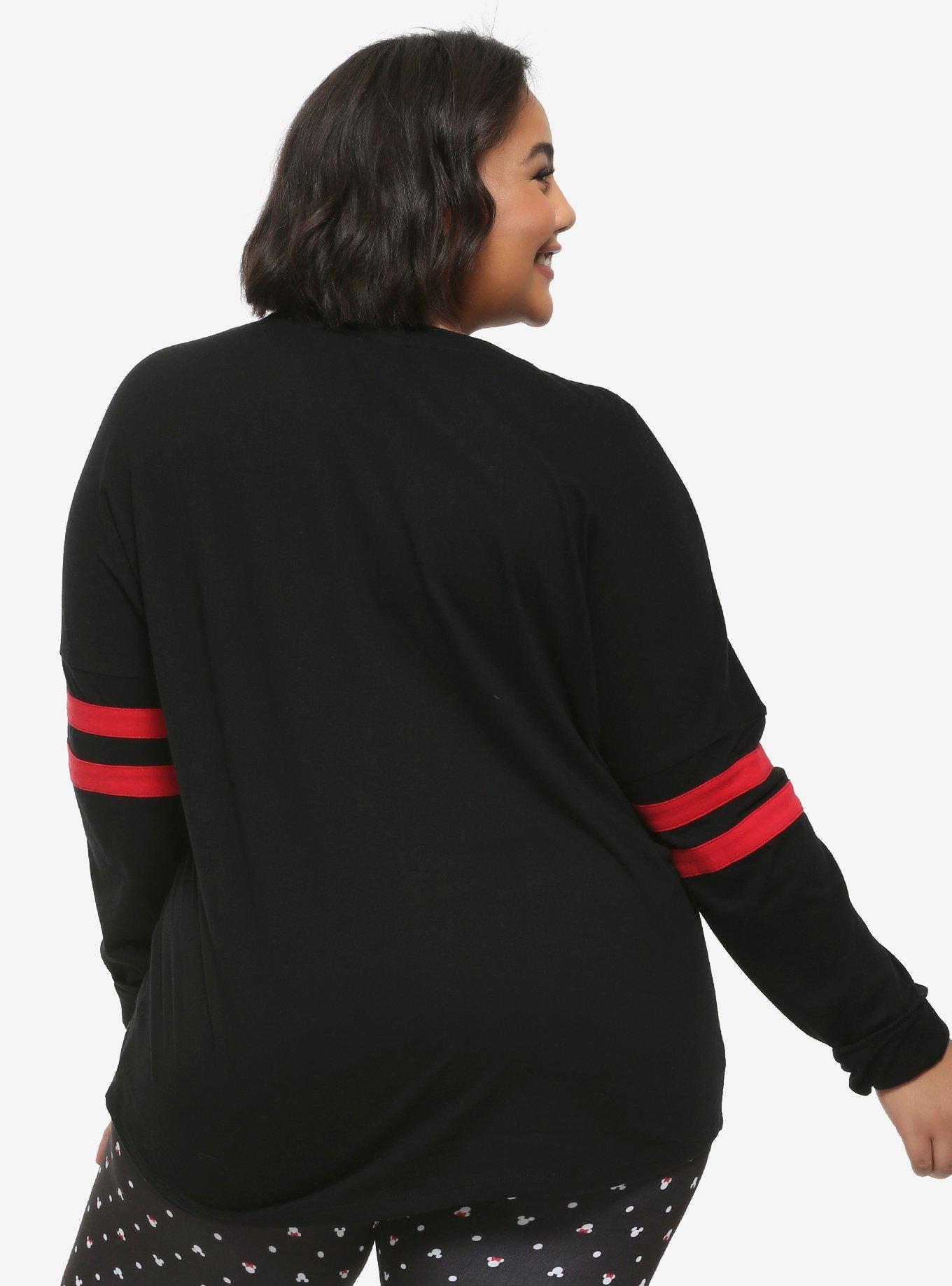 Her Universe Disney Mickey Mouse & Minnie Mouse Athletic Jersey Plus Size, , alternate