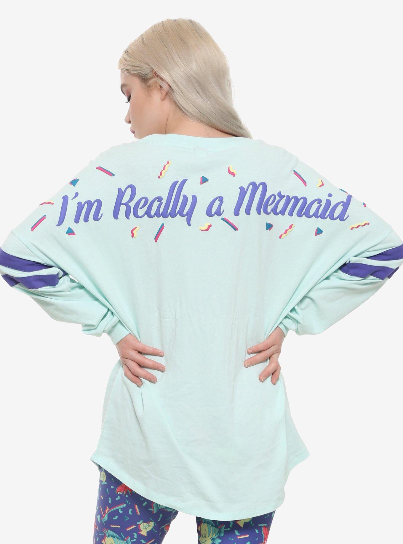 Her Universe Disney The Little Mermaid 80s Pastel Athletic Jersey, , alternate