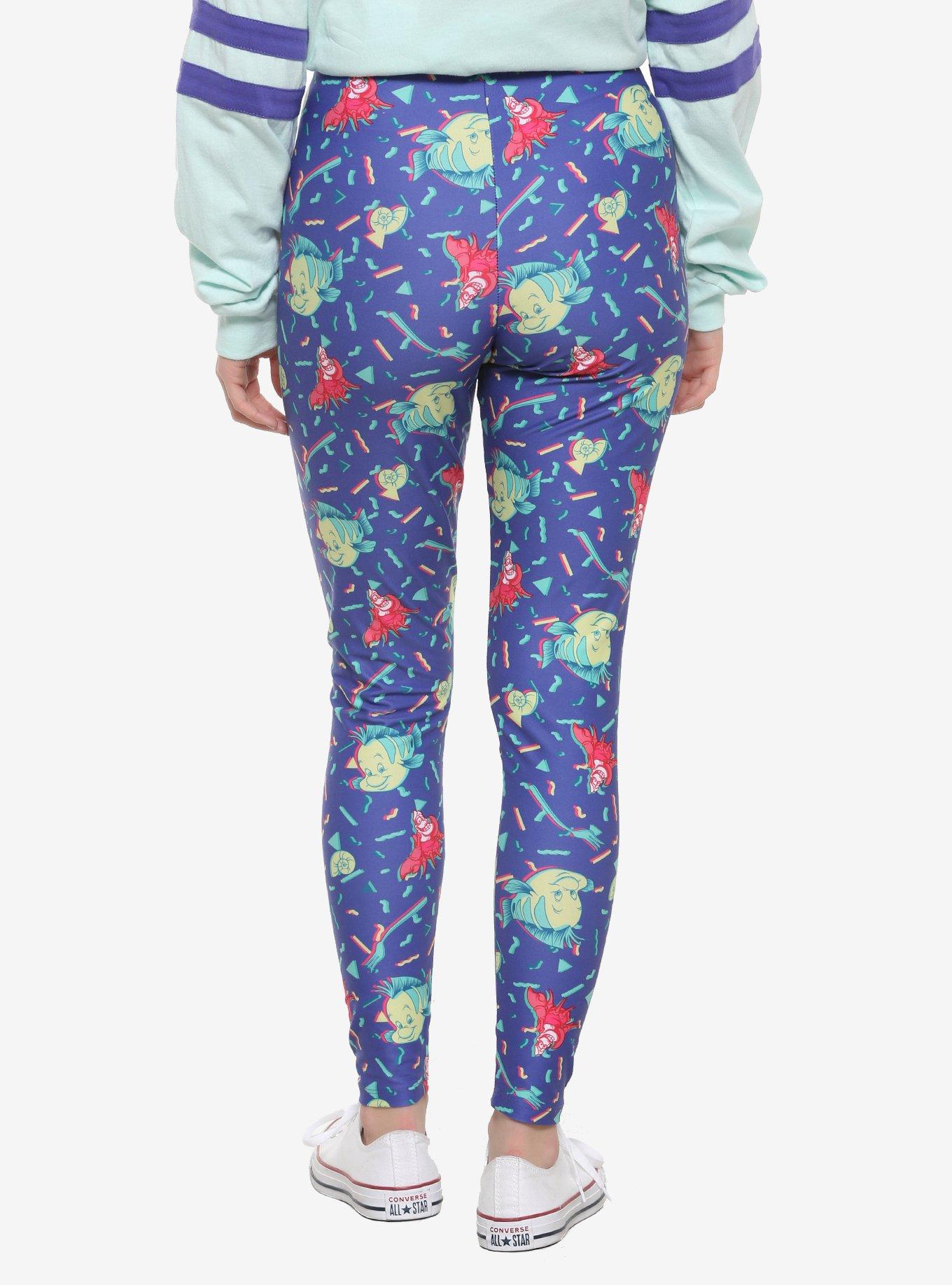 Her Universe Disney The Little Mermaid 80s Confetti Leggings, , alternate