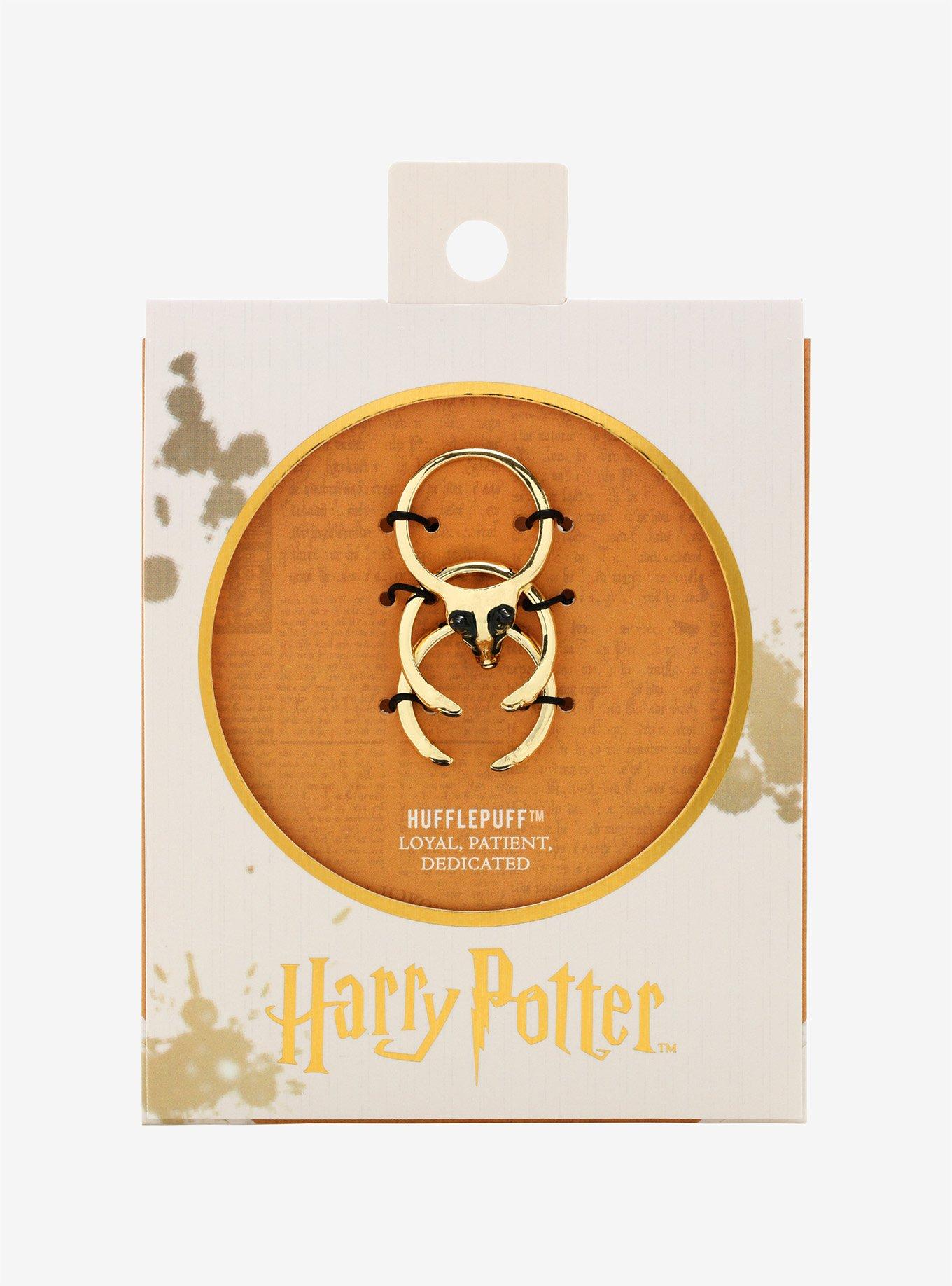 Harry Potter Hufflepuff Wrap Ring Set, , alternate
