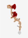 Disney Beauty And The Beast Rose Pearl Right Ear Cuff, , alternate