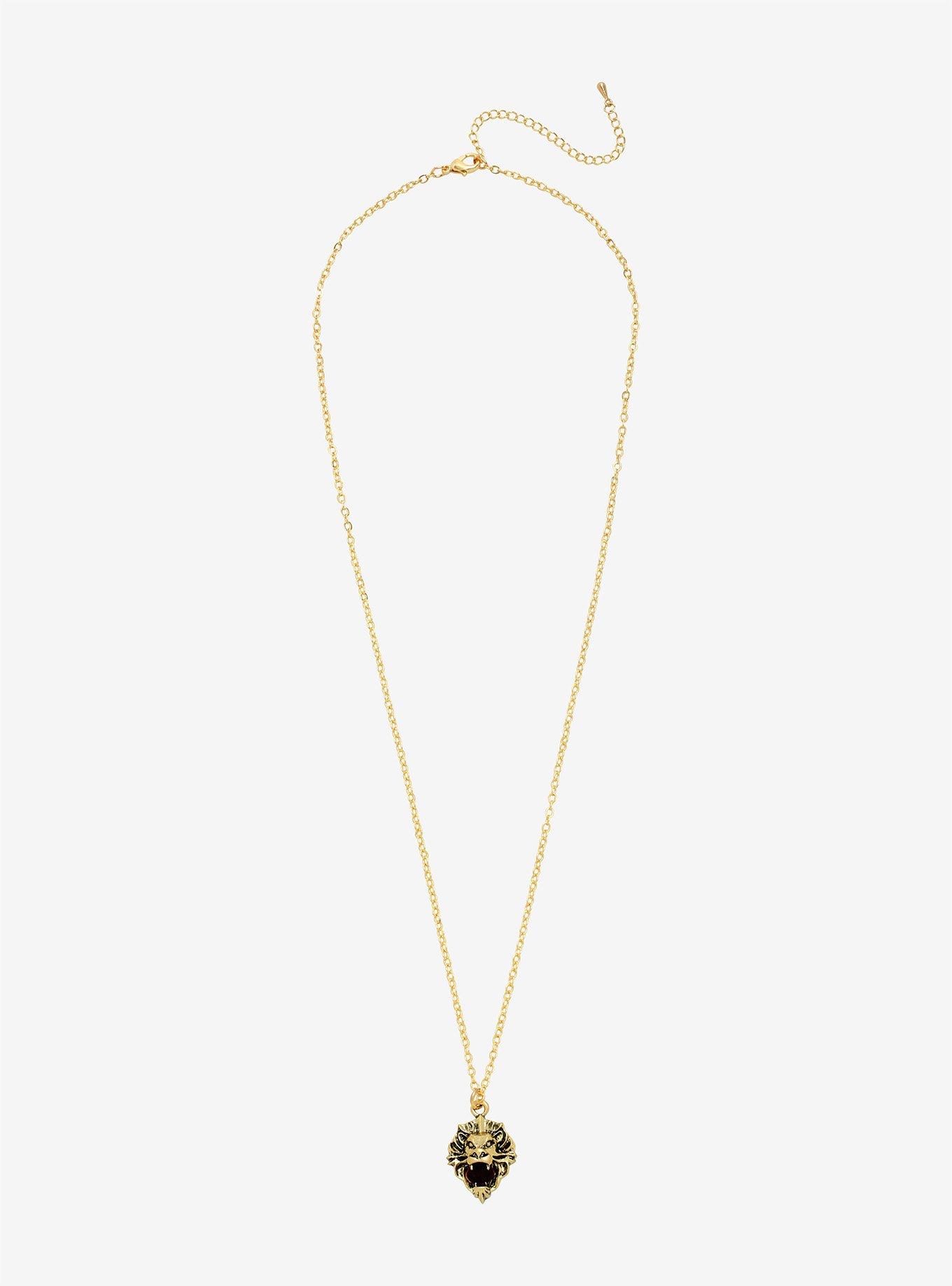 Harry Potter Gryffindor Lion Necklace, , alternate