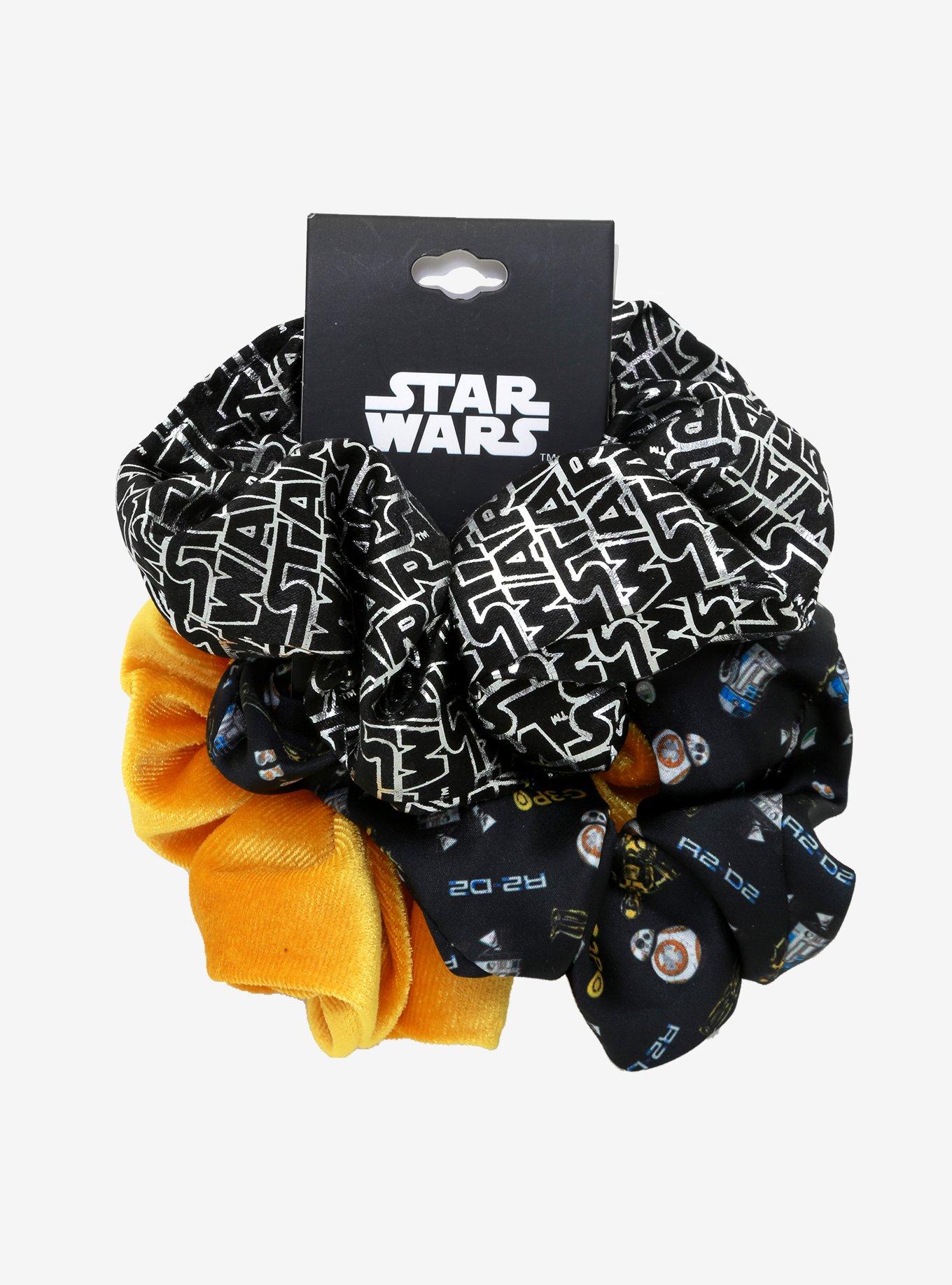 Star Wars: The Rise Of Skywalker Droids & Logo Scrunchie Set, , alternate