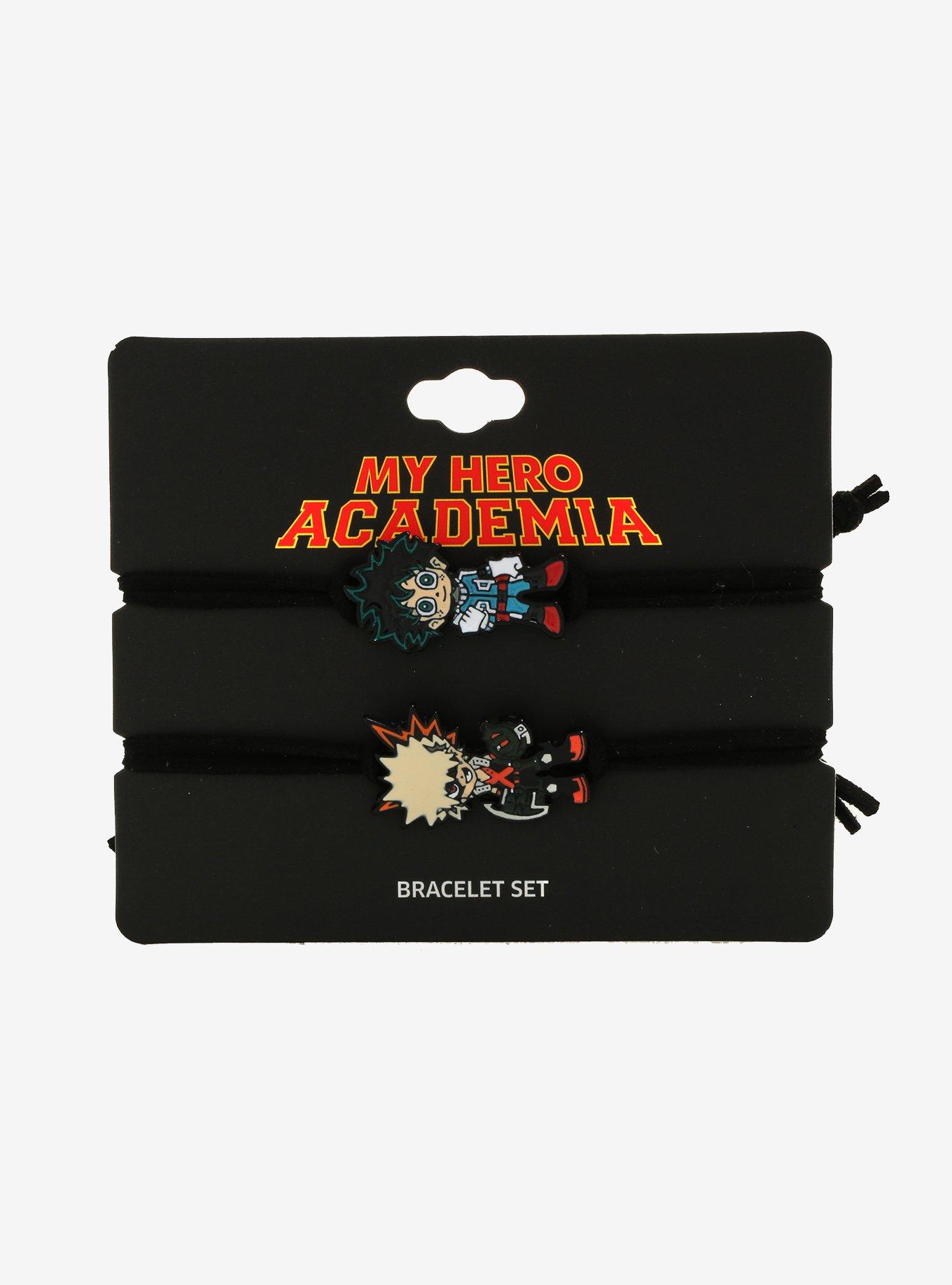 My Hero Academia Deku & Bakugo Chibi Best Friend Cord Bracelet Set, , alternate