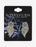 Supernatural Anti-Possession Castiel Wings Front/Back Earrings, , alternate