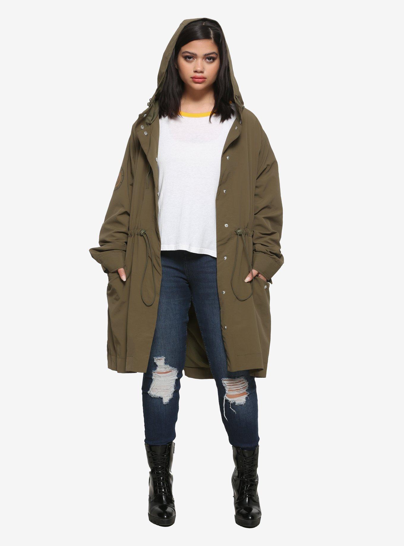 Her Universe Star Wars: The Rise Of Skywalker Resistance Windbreaker Plus Size, , alternate