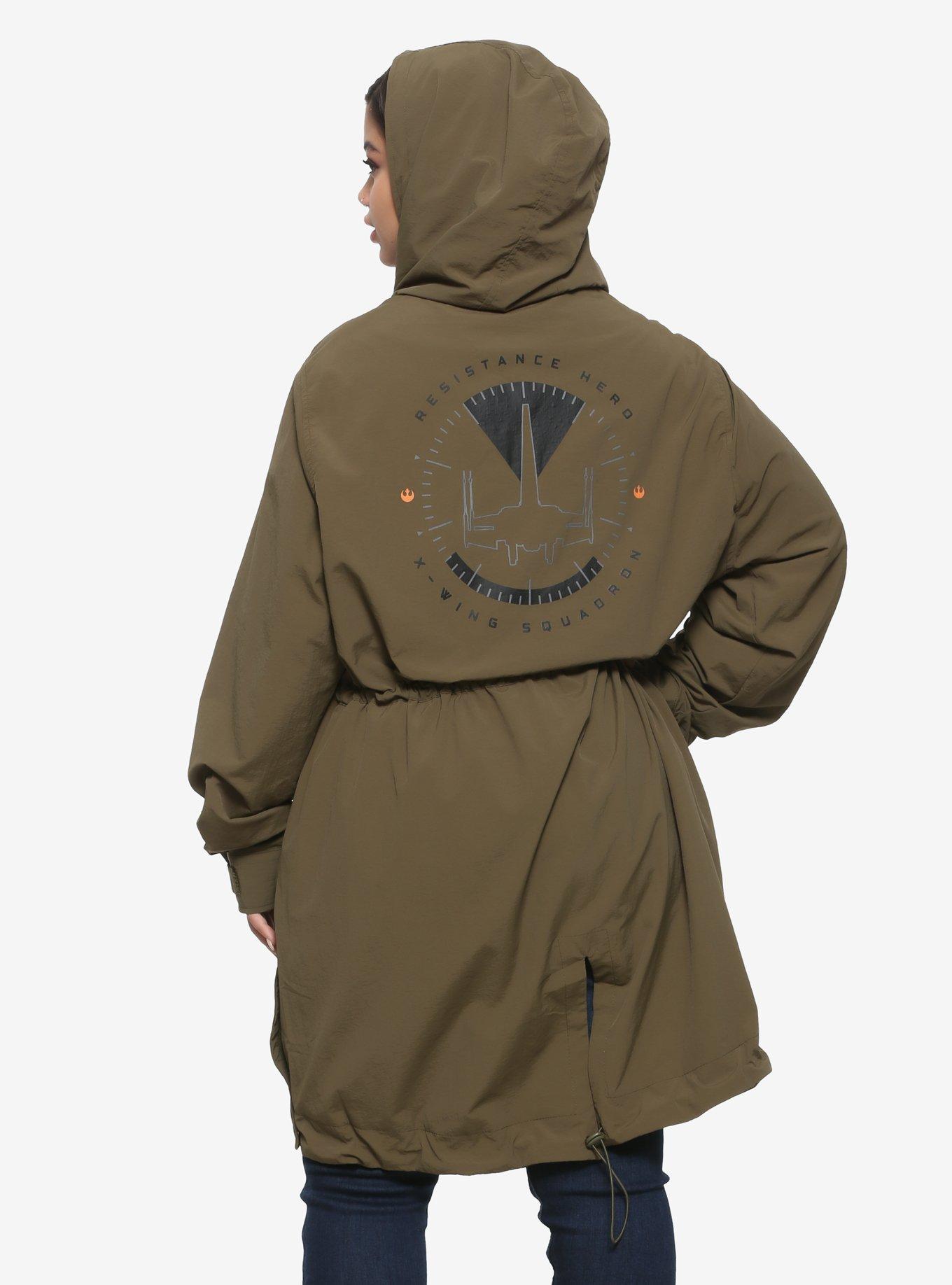 Her Universe Star Wars: The Rise Of Skywalker Resistance Windbreaker Plus Size, , alternate