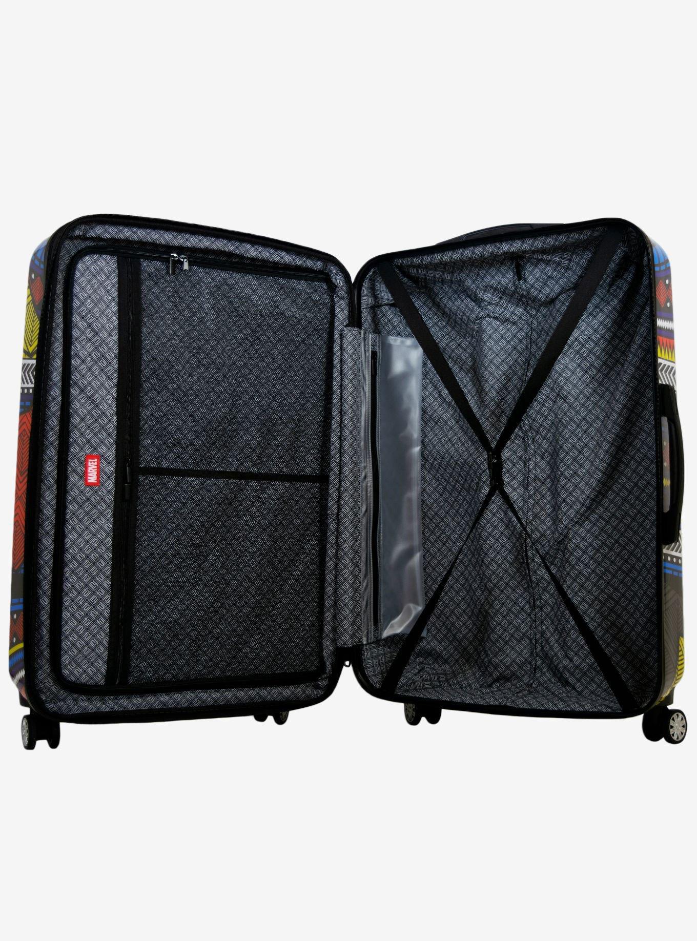 FUL Marvel Black Panther Geometric Art 29 Inch Hard Sided Rolling Luggage, , alternate
