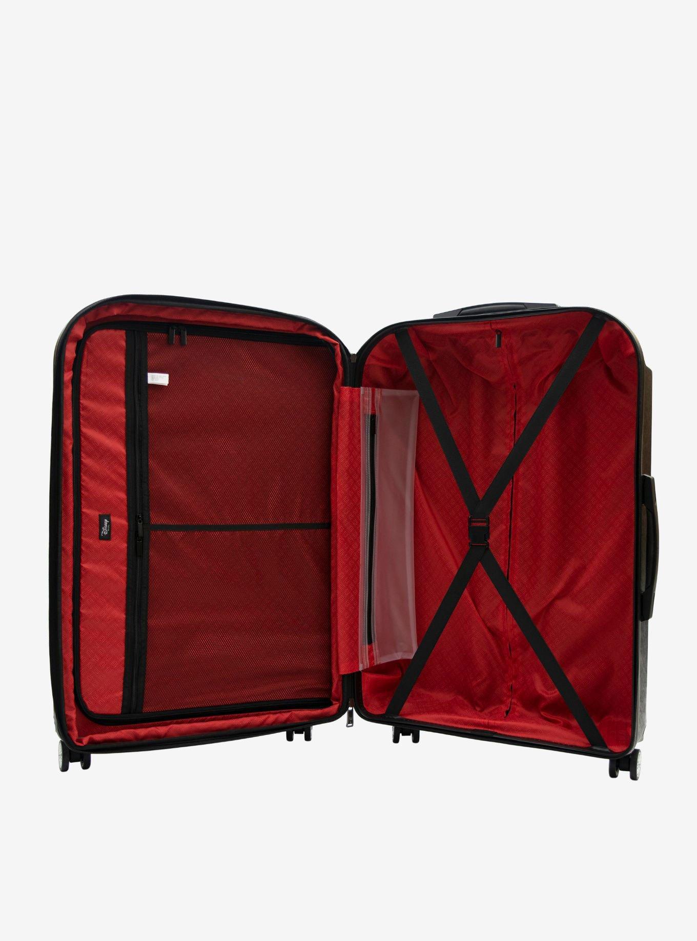 FUL Disney Mickey Mouse 25 Inch Textured Hard Sided Rolling Luggage, , alternate