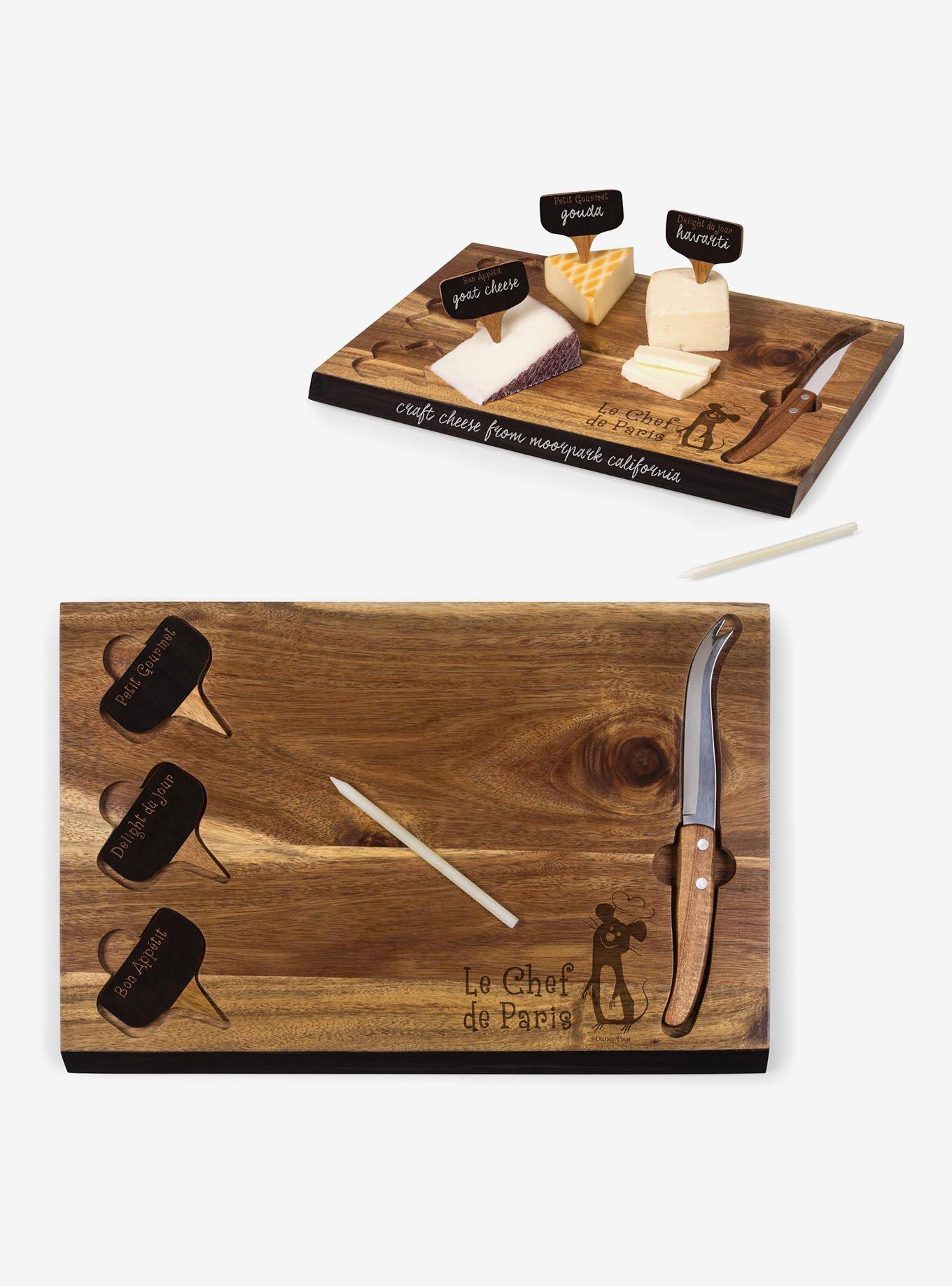 Disney Pixar Ratatouille Acacia Cheese Board & Tools Set, , alternate