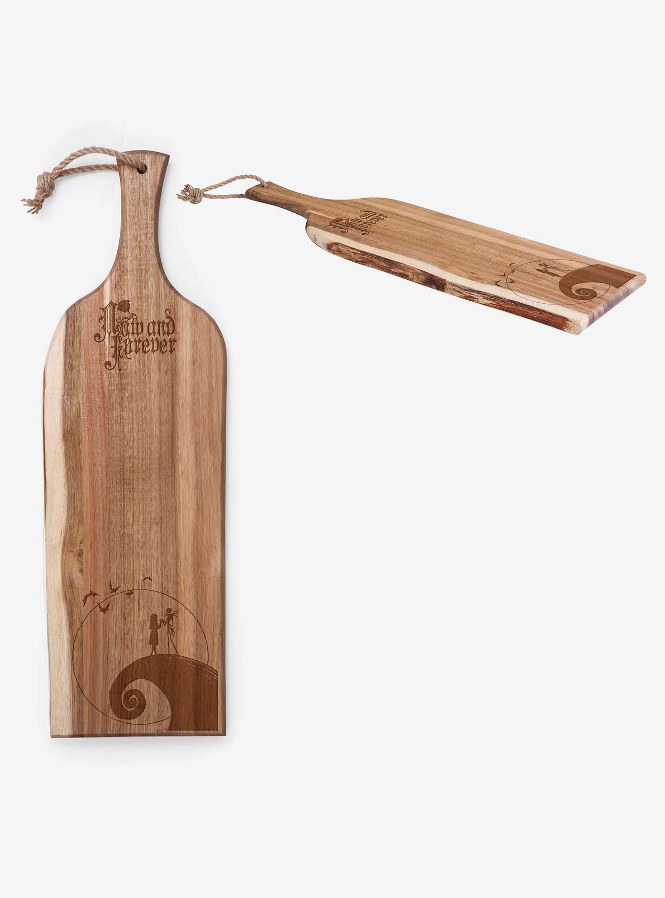 The Nightmare Before Christmas Jack And Sally 24-In Acacia Serving Plank, , hi-res