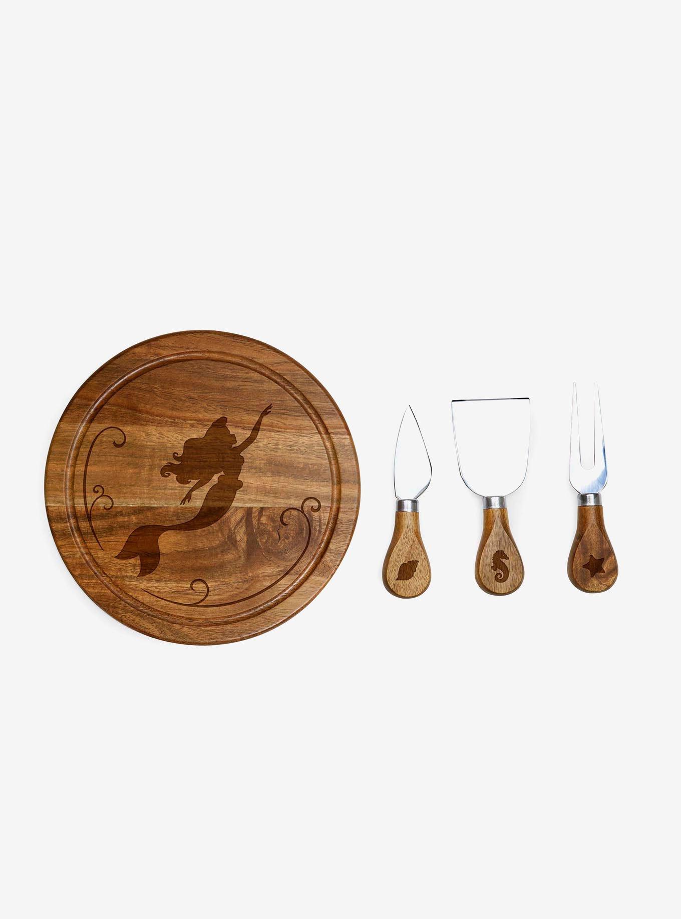 Disney The Little Mermaid Acacia Cheese Board & Tools Set