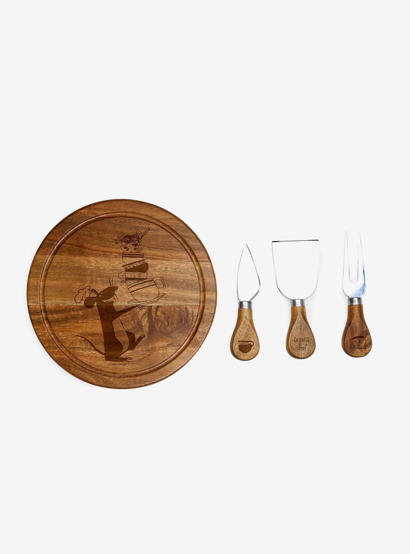 Disney Pixar Ratatouille Acacia Cheese Board & Tools Set, , alternate