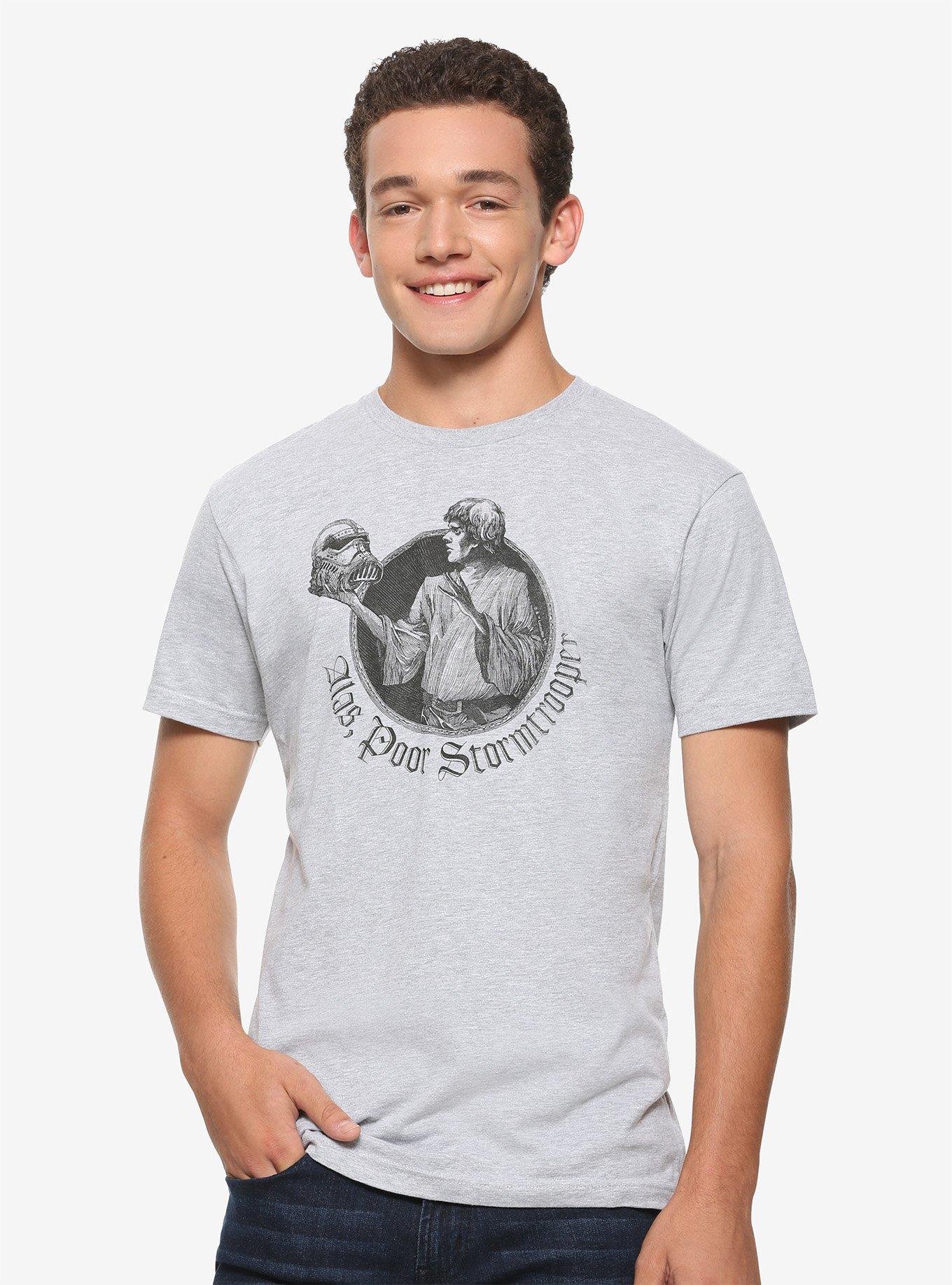 Star Wars Alas Poor Stormtrooper T-Shirt, WHITE, alternate