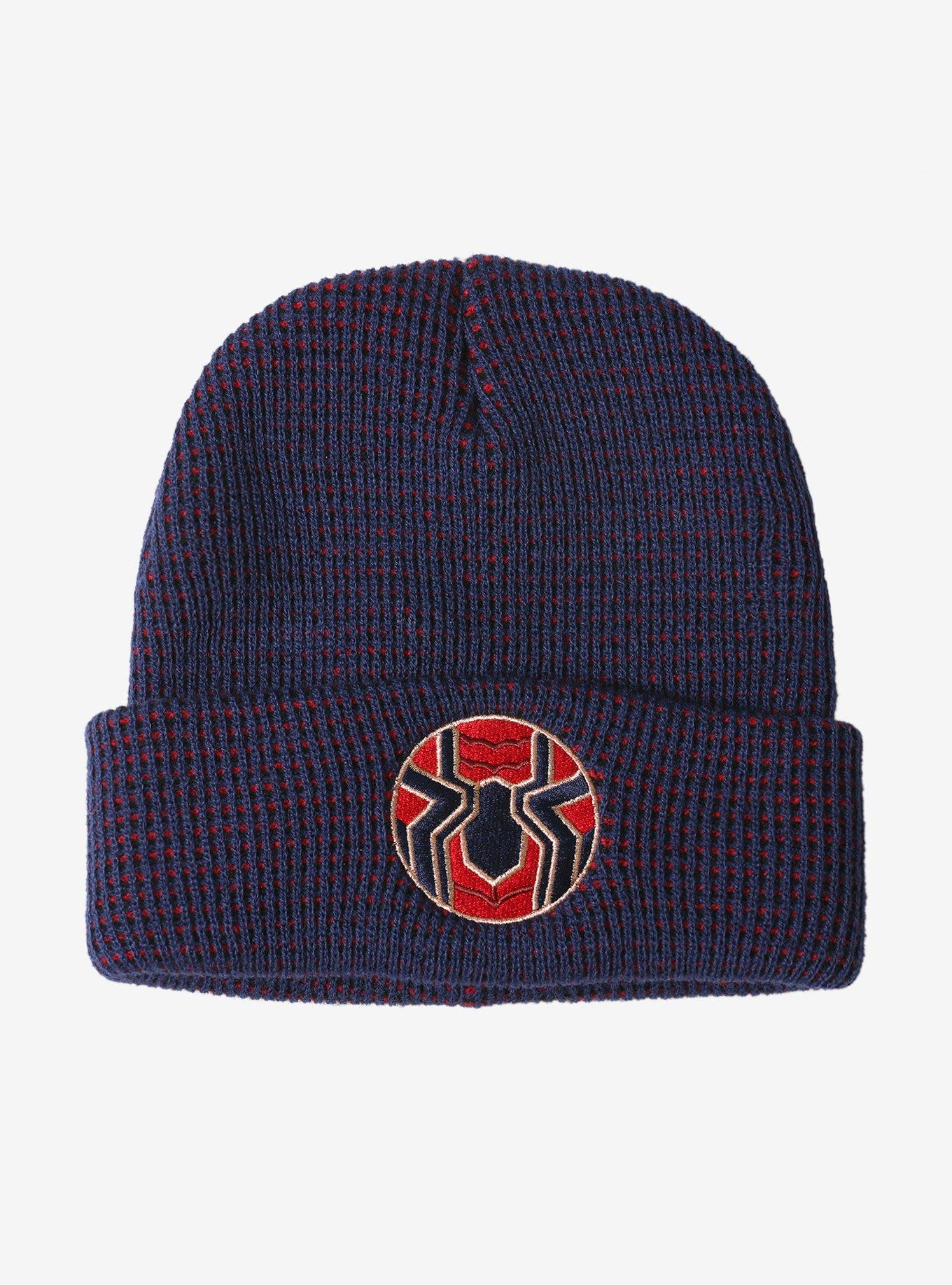 Marvel Spider-Man Emblem Cuff Beanie - BoxLunch Exclusive, , alternate