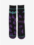 DC Comics Batman Joker Ha Ha Crew Socks - BoxLunch Exclusive, , alternate