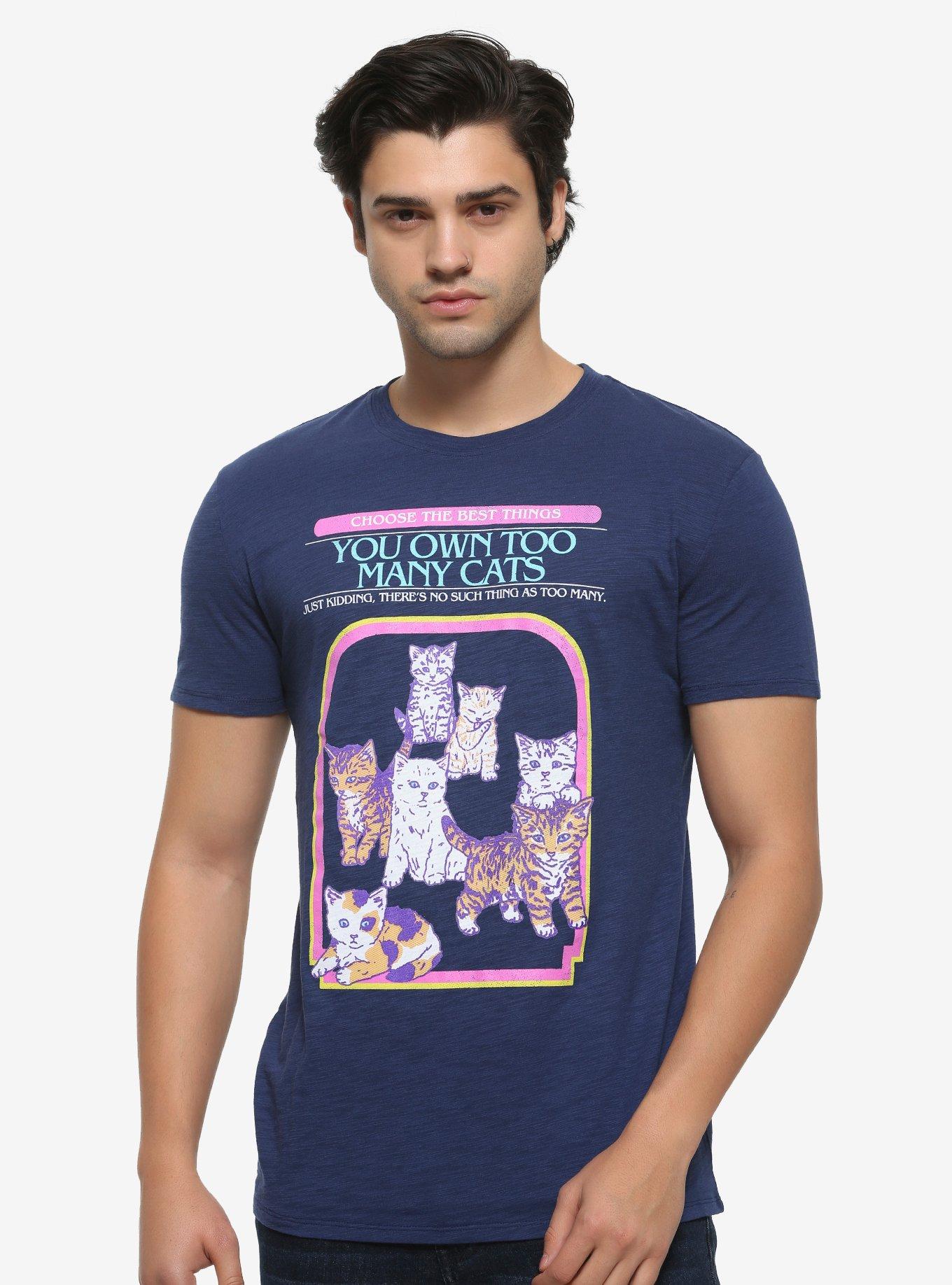 You Own Too Many Cats T-Shirt By Hillary White, , alternate