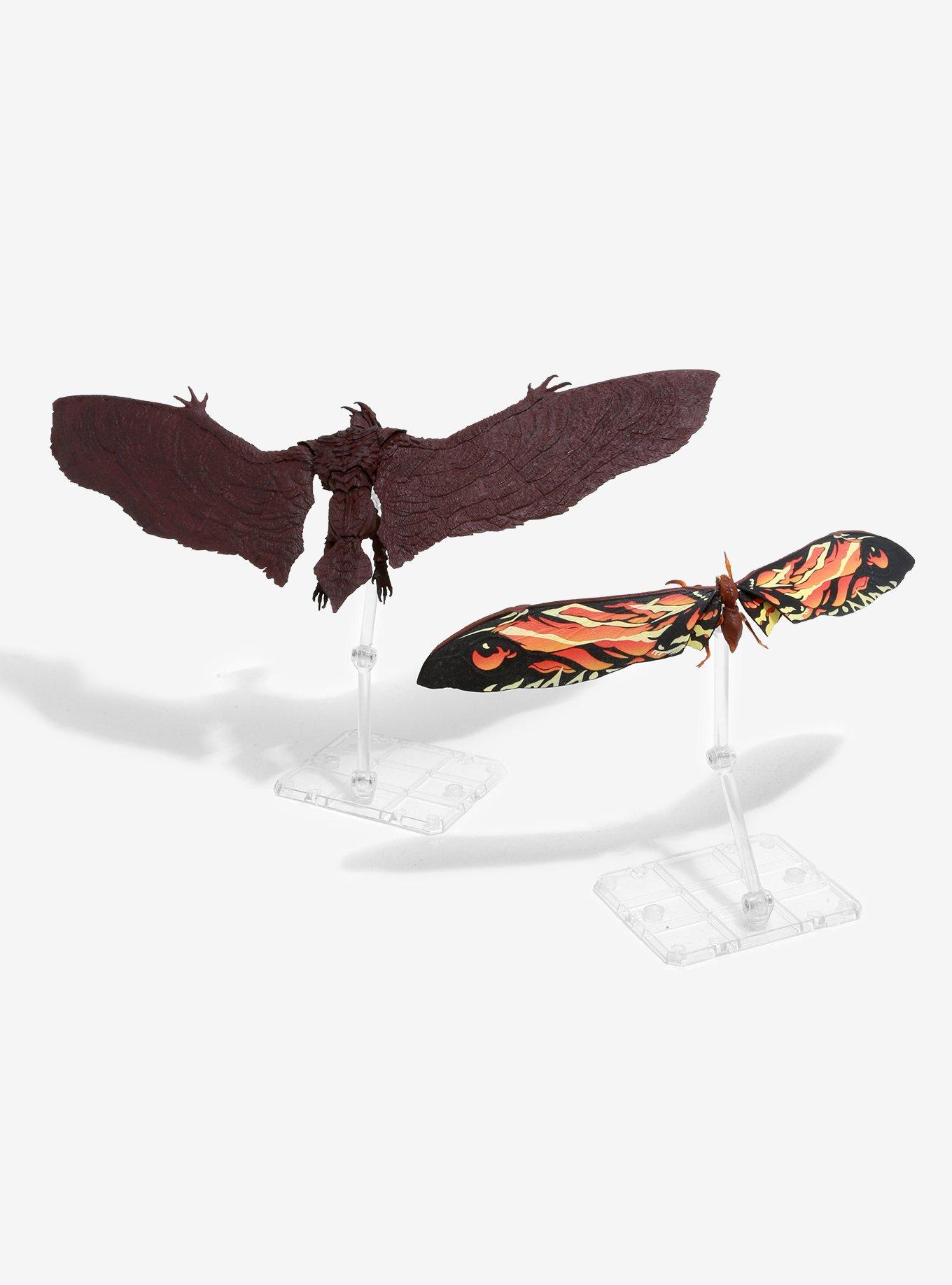 Bandai Spirits Godzilla: King of the Monsters S.H.MonsterArts Mothra & Rodan Collectible Figure Set, , alternate