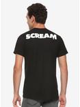 Scream Black & White Japanese Poster T-Shirt, WHITE, alternate