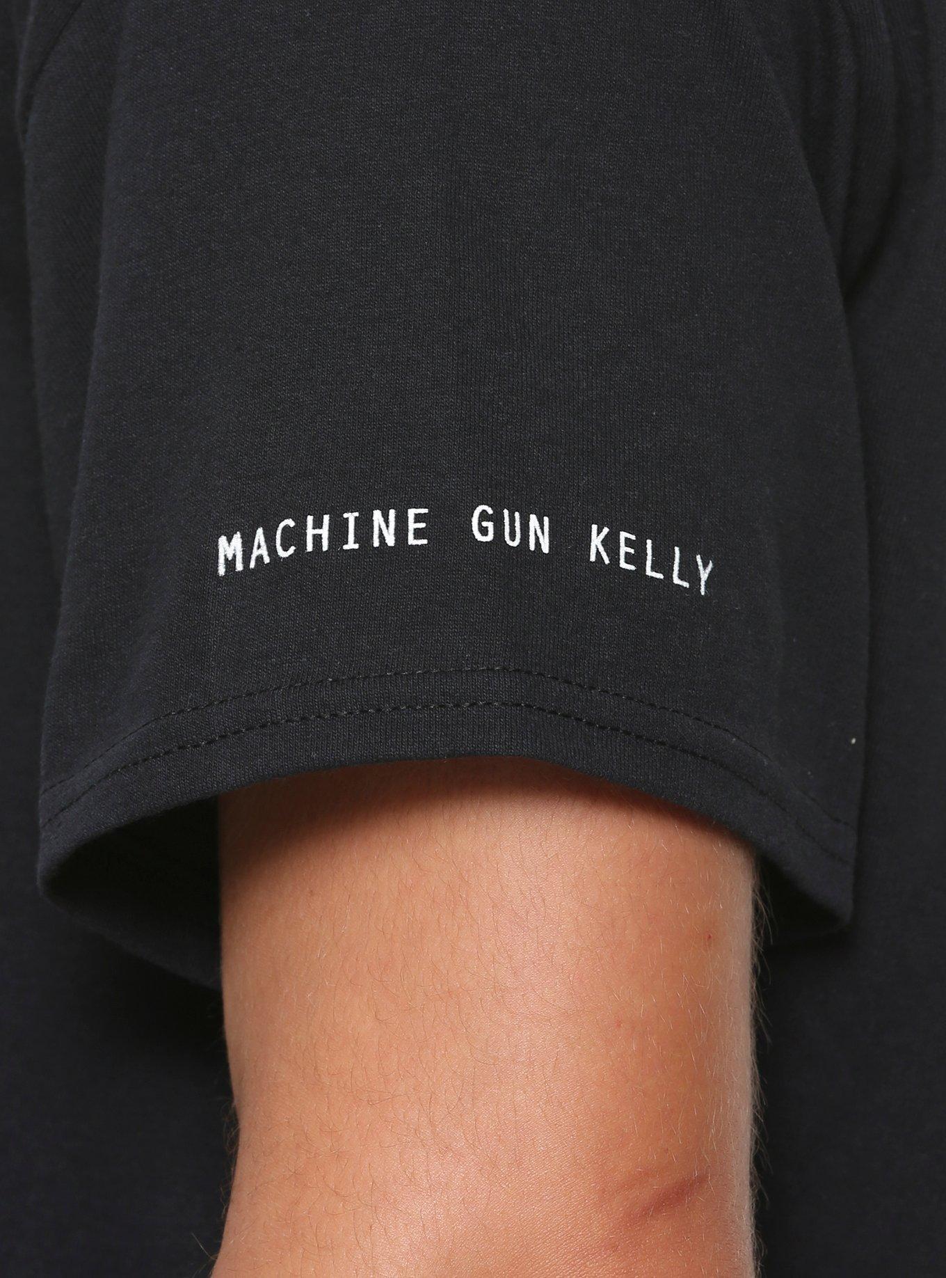 Machine Gun Kelly Hotel Diablo Head Tattoo T-Shirt, BLACK, alternate