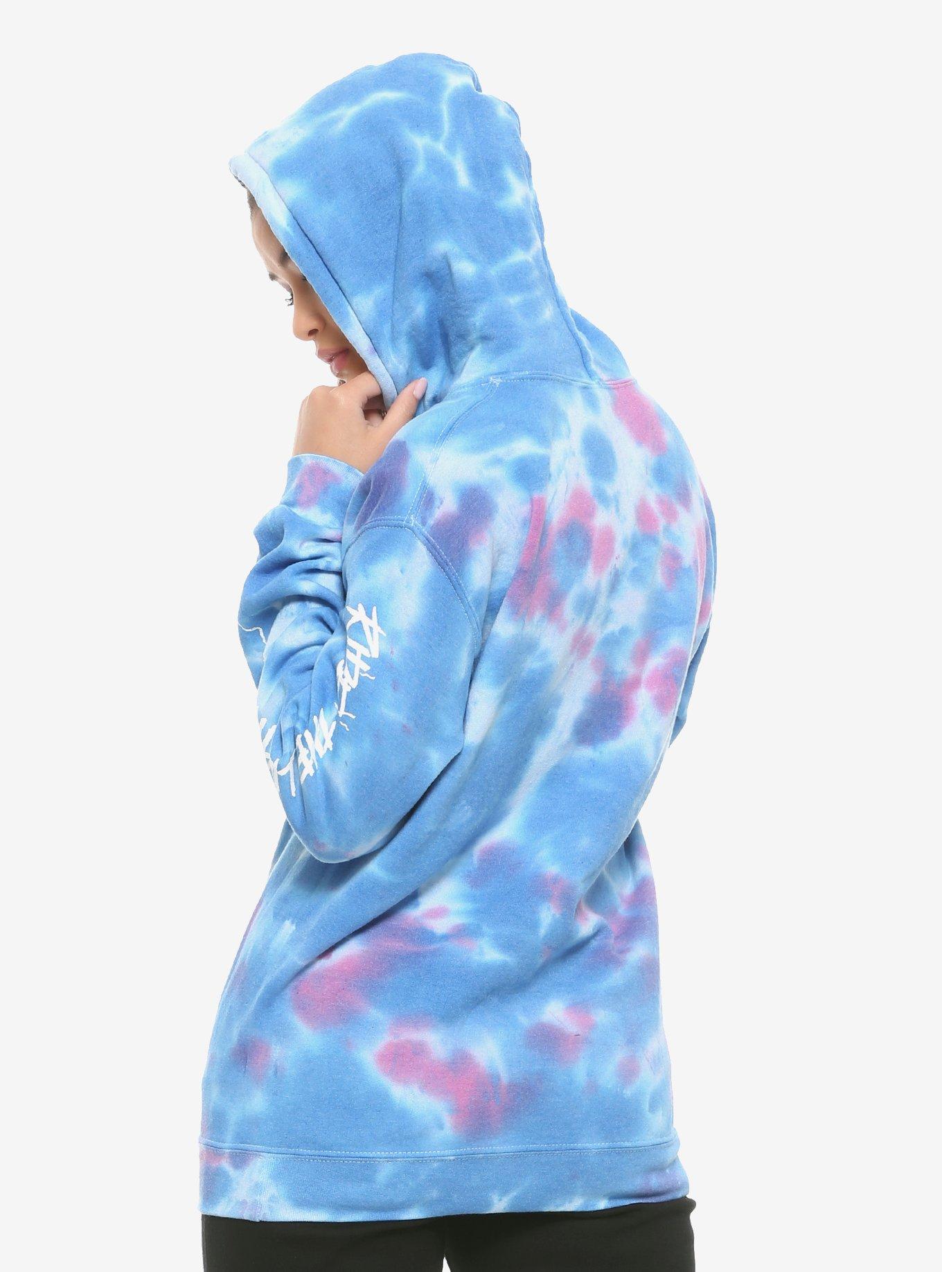 Metallica Ride The Lightning Tie-Dye Girls Hoodie, MULTI, alternate
