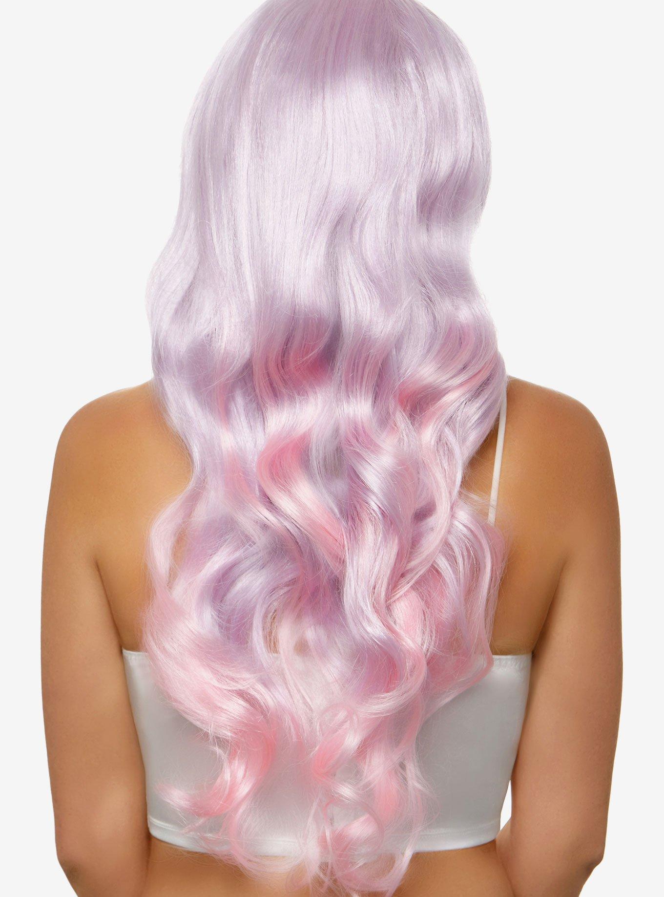 Pink Mermaid Ombre Wig, , alternate