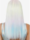 Straight Bang Pastel Ombre Wig With Tinsel, , alternate