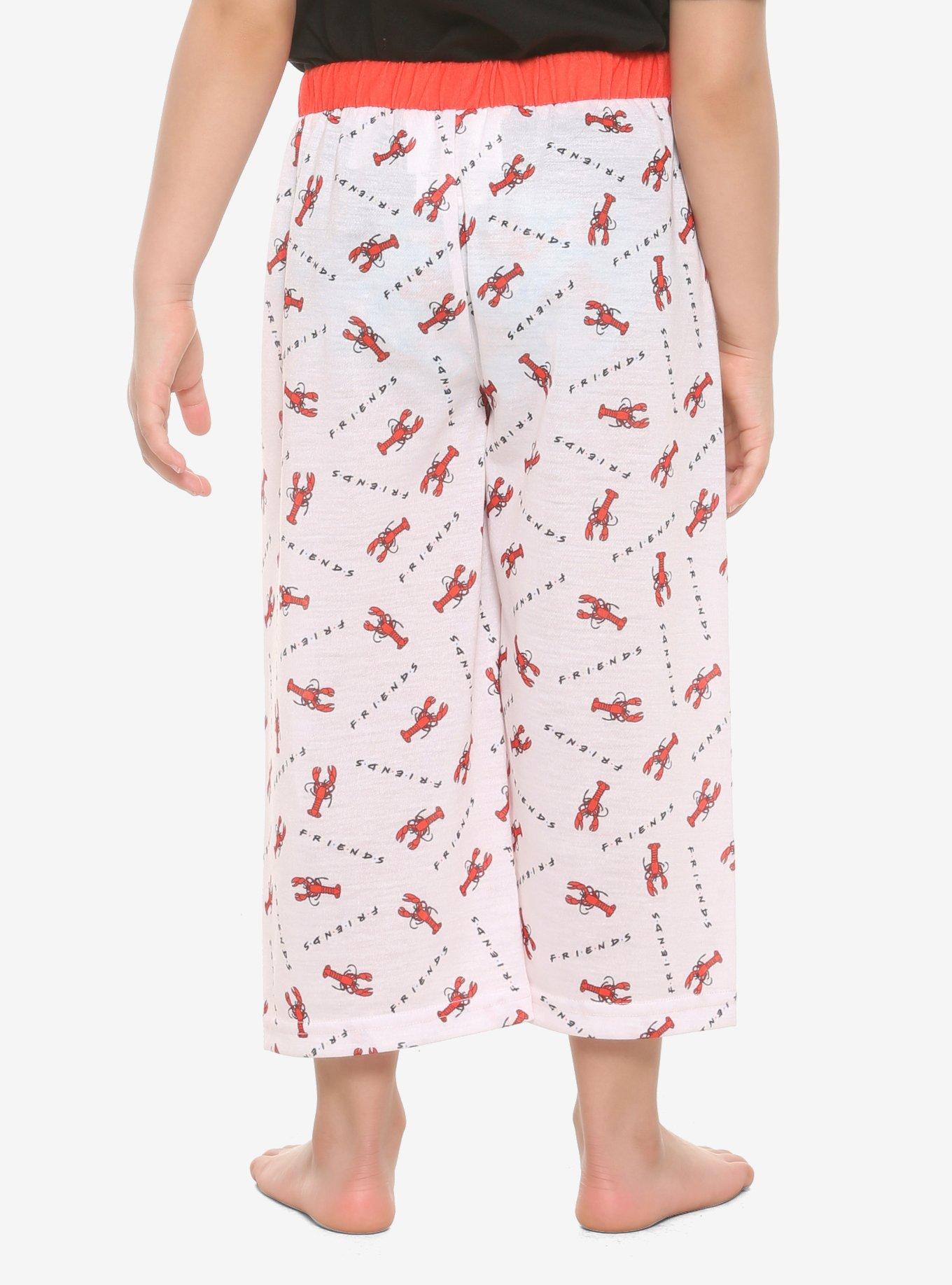 Friends Lobster Toddler Sleep Pants - BoxLunch Exclusive, NATURAL, alternate