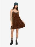 Leopard Print Velvet Slip Dress, LEOPARD, alternate