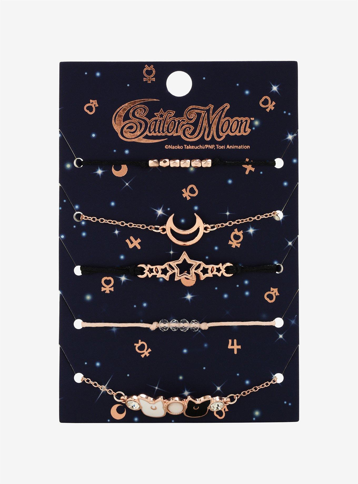 Sailor Moon Rose Gold Bracelet Set, , alternate