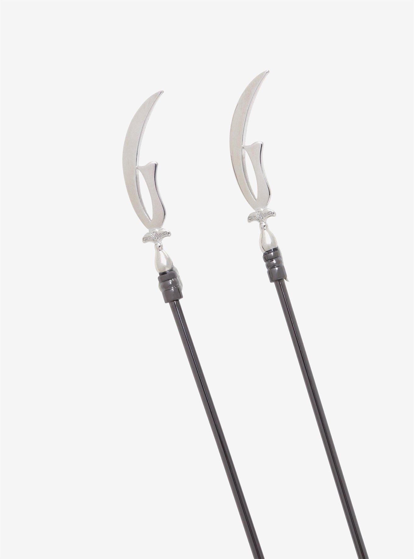 Sailor Moon Sailor Saturn Silence Glaive Hair Sticks, , alternate
