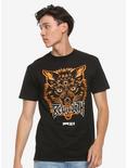 Beartooth 3-Eyed Wolf T-Shirt, BLACK, alternate