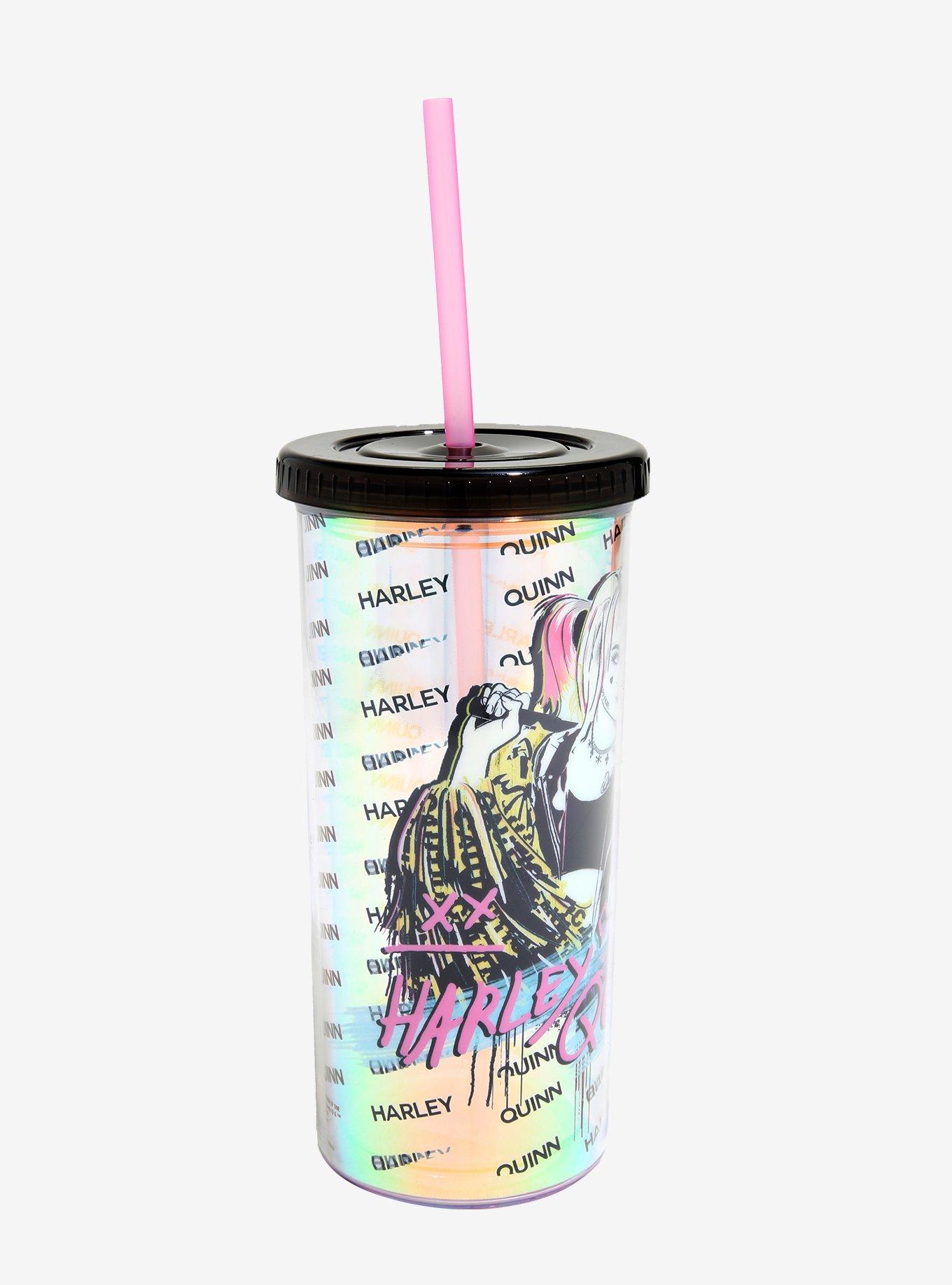 DC Comics Birds Of Prey Harley Quinn Acrylic Travel Cup, , alternate