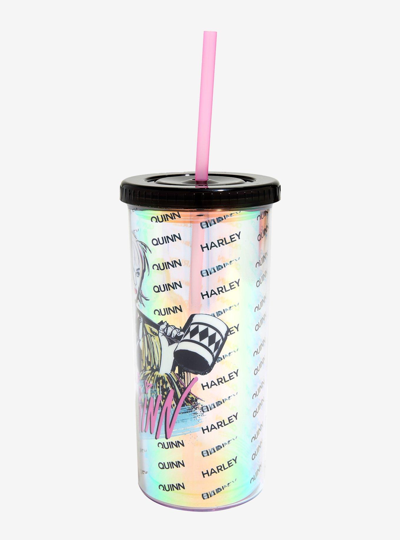 DC Comics Birds Of Prey Harley Quinn Acrylic Travel Cup, , alternate