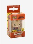 Funko My Hero Academia Pocket Pop! All Might (Silver Age) Glow-In-The-Dark Vinyl Key Chain Hot Topic Exclusive, , alternate