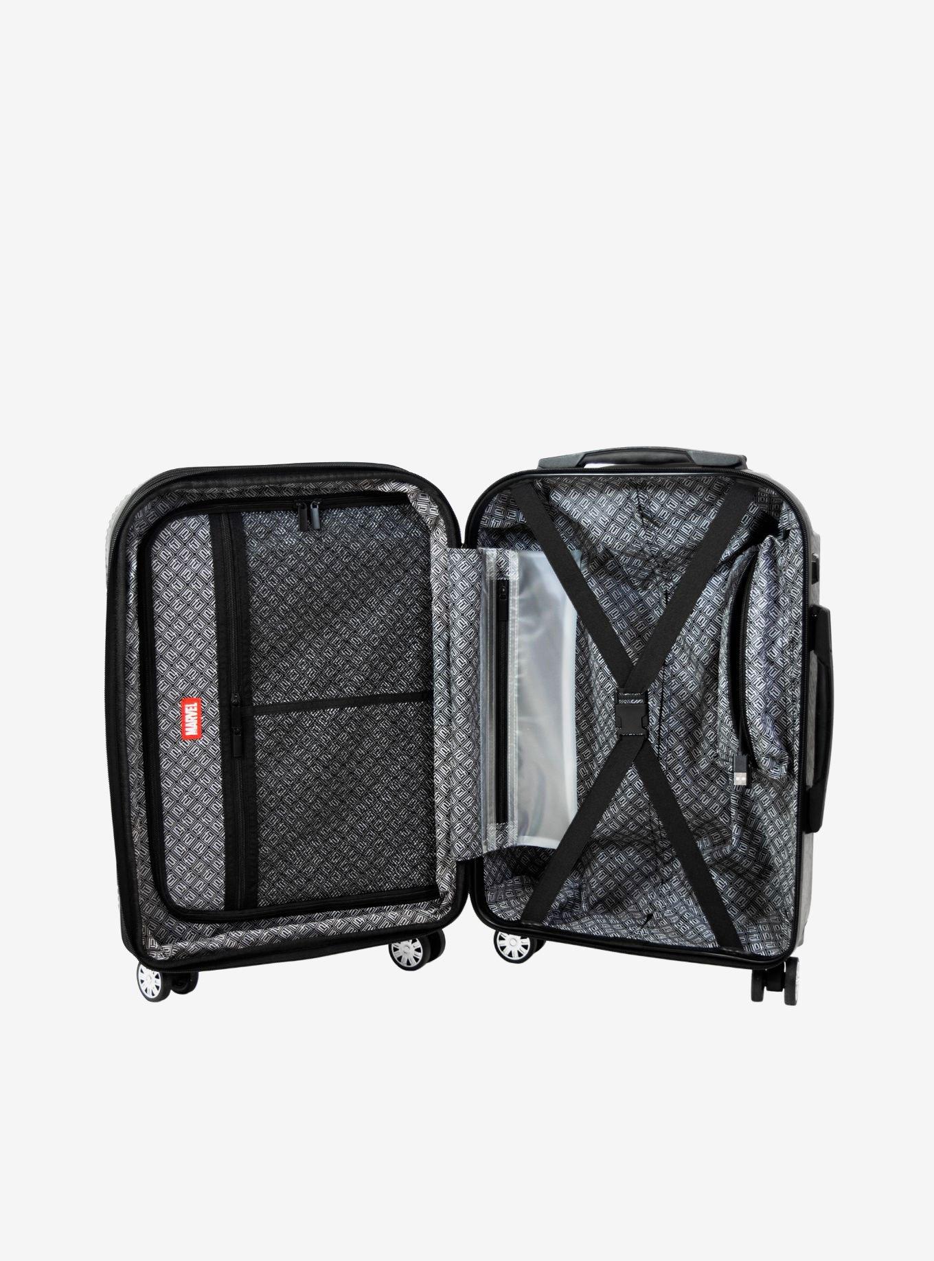 FUL Marvel Black Panther Icon Molded Hard Sided 21 Inch Rolling Luggage, , alternate