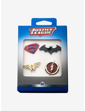 DC Comics Justice League Enamel Pin Set, , hi-res