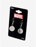Marvel Captain America Shield Earrings, , alternate