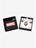 Marvel Captain Marvel Stud Earrings and Pendant Set, , alternate