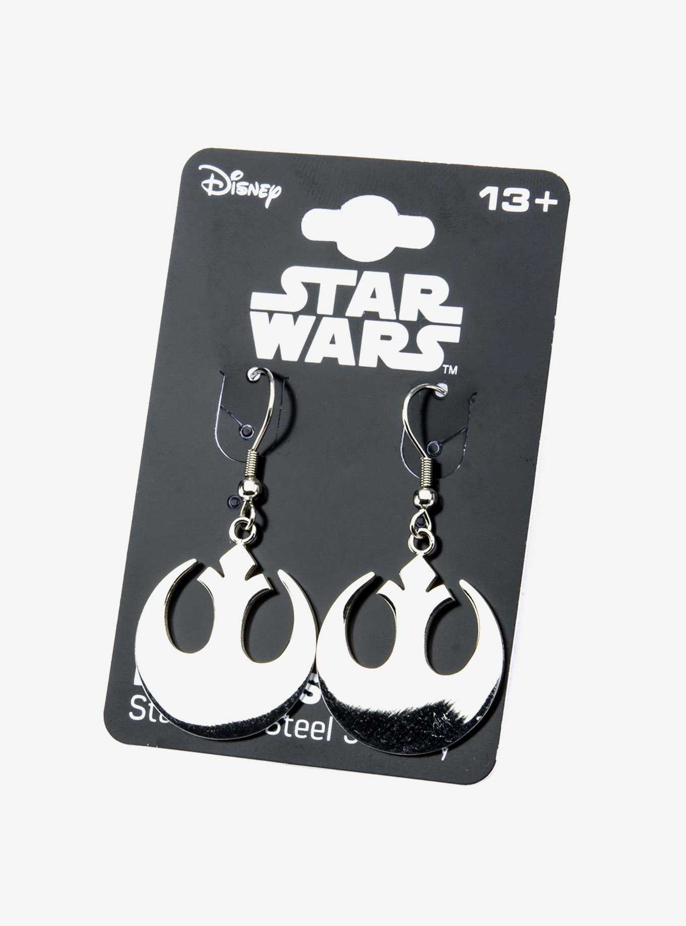 Star Wars Rebel Alliance Symbol Hook Earrings, , hi-res