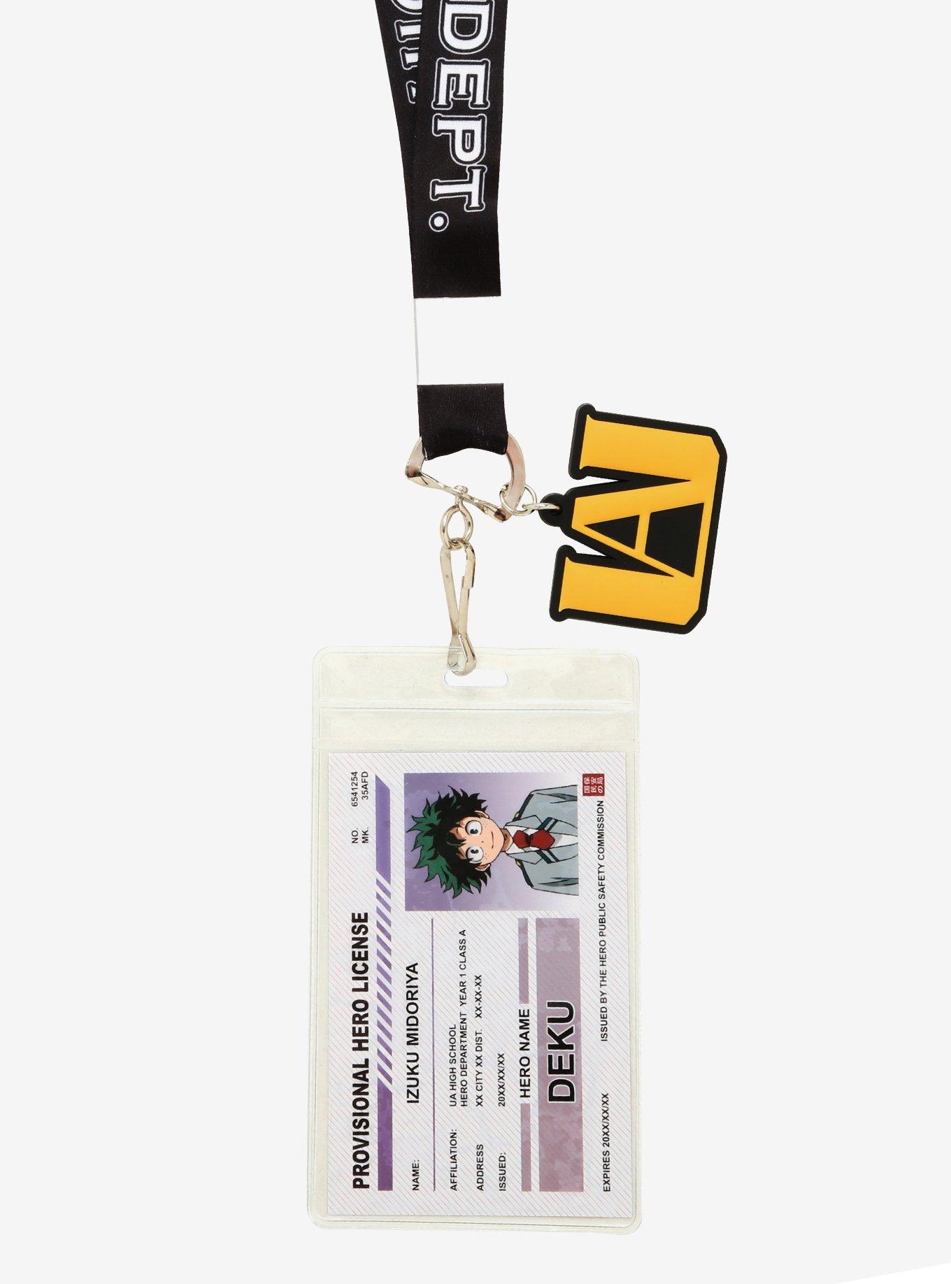 My Hero Academia U.A. Hero Department Lanyard - BoxLunch Exclusive, , alternate