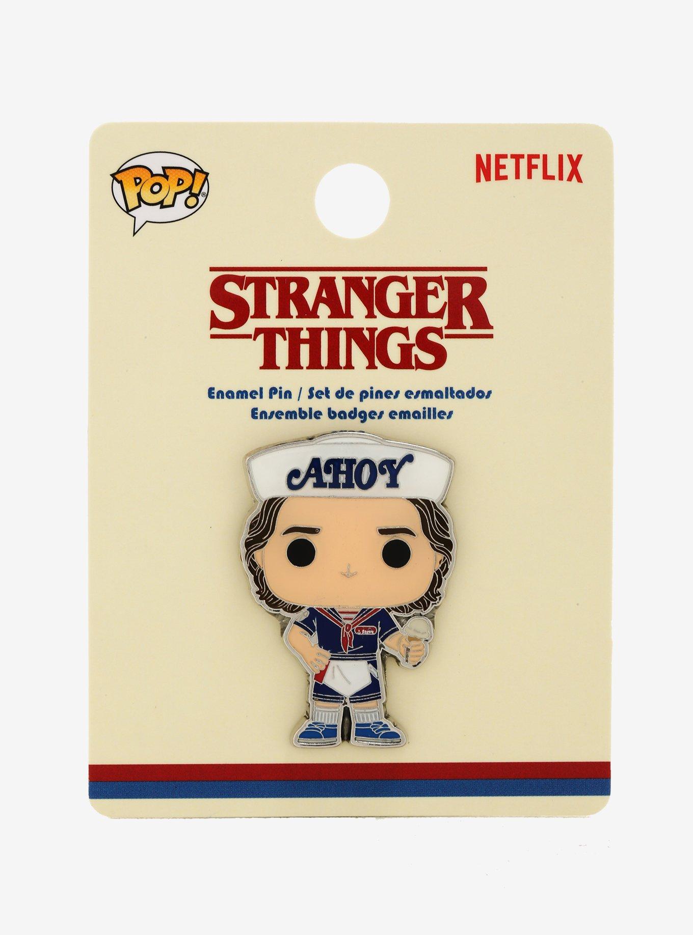 Funko Pop! Stranger Things Scoops Ahoy Steve Enamel Pin - BoxLunch Exclusive, , alternate
