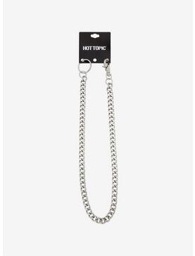 Silver 24 Inch Basic Wallet Chain, , hi-res